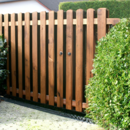 Portillon en Bois Rustique pour un Accueil Chaleureux Vienne